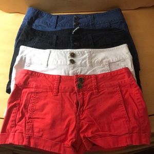 Lot of 4 Express Shorts size 0